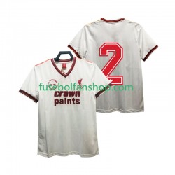 Camisola Alternativo Liverpool 2 Retro 1985 1986 Manga Curta ,Homem