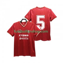 Camisola Principal Liverpool 5 Retro 1985 1986 Manga Curta ,Homem