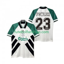 Camisola Alternativo Liverpool FOWLER 23 Retro 1993 1995 Manga Curta ,Homem