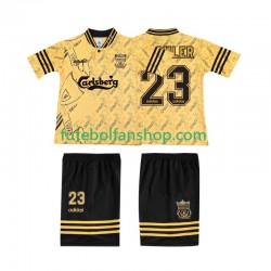 Camisola Alternativa (2ª) Liverpool FOWLER 23 Retro LWP 1994 1996 Manga Curta ,Criança