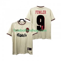 Camisola Alternativo Liverpool FOWLER 9 Retro 1996 1997 Manga Curta ,Homem