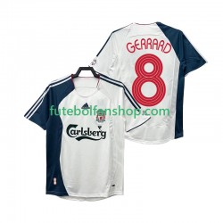Camisola Alternativo Liverpool GERRARD 8 Retro 2006 2008 Manga Curta ,Homem