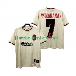 Camisola Alternativo Liverpool MCMANAMAN 7 Retro 1996 1997 Manga Curta ,Homem