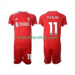 Camisola Principal Liverpool Mohamed Salah 11 Época 2025/2026 Manga Curta ,Criança