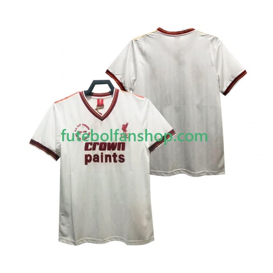 Camisola Alternativo Liverpool Retro 1985 1986 Manga Curta ,Homem