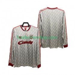 Camisola Alternativo Liverpool Retro 1989 1991 Manga Comprida ,Homem