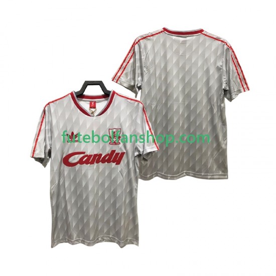 Camisola Alternativo Liverpool Retro 1989 1991 Manga Curta ,Homem