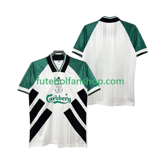 Camisola Alternativo Liverpool Retro 1993 1995 Manga Curta ,Homem