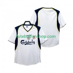 Camisola Alternativo Liverpool Retro 2001 2002 Manga Curta ,Homem