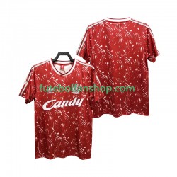 Camisola Principal Liverpool Retro 1989 1991 Manga Curta ,Homem