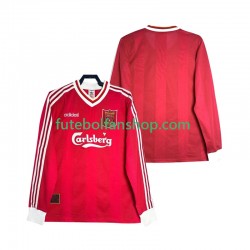 Camisola Principal Liverpool Retro 1995 1996 Manga Comprida ,Homem