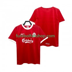 Camisola Principal Liverpool Retro 1998 1999 Manga Curta ,Homem