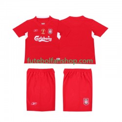 Camisola Principal Liverpool Retro LWP 2004 2005 Manga Curta ,Homem