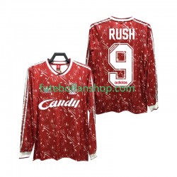 Camisola Principal Liverpool Rush 9 Retro 1989 1991 Manga Comprida ,Homem