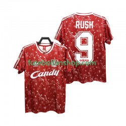 Camisola Principal Liverpool Rush 9 Retro 1989 1991 Manga Curta ,Homem