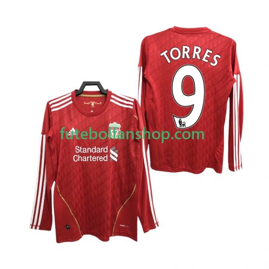 Camisola Principal Liverpool Torres 9 Retro 2010 2012 Manga Comprida ,Homem Camisola Principal Liverpool Torres 9 Retro 2010 2012 Manga Comprida ,Homem