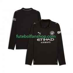 Camisola Alternativo Manchester City Época 2025/2026 Manga Comprida ,Homem