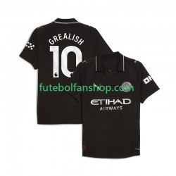 Camisola Alternativo Manchester City Jack Grealish 10 Época 2025/2026 Manga Curta ,Homem