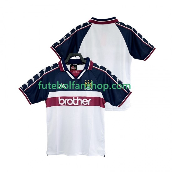 Camisola Alternativo Manchester City Retro 1997 1998 Manga Curta ,Homem Camisola Alternativo Manchester City Retro 1997 1998 Manga Curta ,Homem