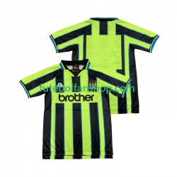 Camisola Alternativo Manchester City Retro 1998 1999 Manga Curta ,Homem