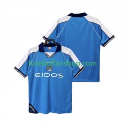 Camisola Principal Manchester City Retro 1999 2001 Manga Curta ,Homem