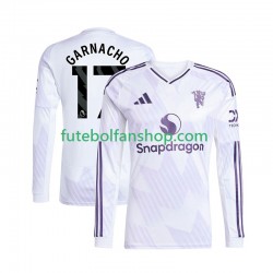 Camisola Alternativo Manchester United Alejandro Garnacho 17 Época 2025/2026 Manga Comprida ,Homem