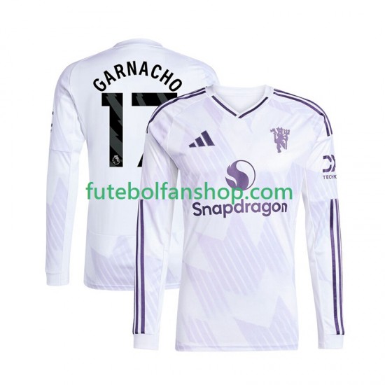 Camisola Alternativo Manchester United Alejandro Garnacho 17 Época 2025/2026 Manga Comprida ,Homem
