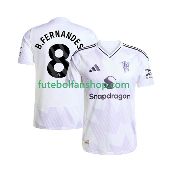 Camisola Alternativo Manchester United Bruno Fernandes 8 Época 2025/2026 Manga Curta ,Homem