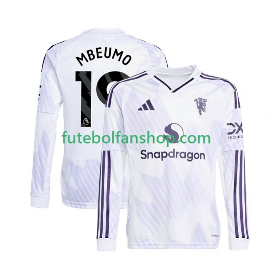 Camisola Alternativo Manchester United Bryan Mbeumo 19 Época 2025/2026 Manga Comprida ,Homem