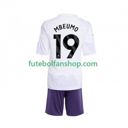 Camisola Alternativo Manchester United Bryan Mbeumo 19 Época 2025/2026 Manga Curta ,Criança