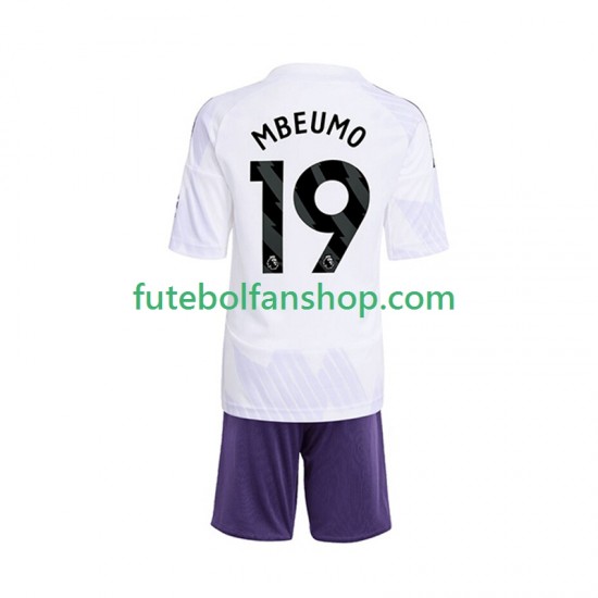 Camisola Alternativo Manchester United Bryan Mbeumo 19 Época 2025/2026 Manga Curta ,Criança