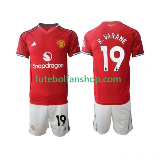 Camisola Principal Manchester United Bryan Mbeumo 19 Época 2025/2026 Manga Curta ,Criança