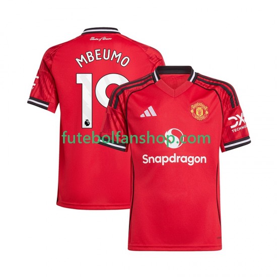 Camisola Principal Manchester United Bryan Mbeumo 19 Época 2025/2026 Manga Curta ,Homem Camisola Principal Manchester United Bryan Mbeumo 19 Época 2025/2026 Manga Curta ,Homem