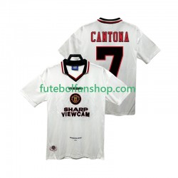 Camisola Alternativo Manchester United CANTONA 7 Retro 1996 1997 Manga Curta ,Homem