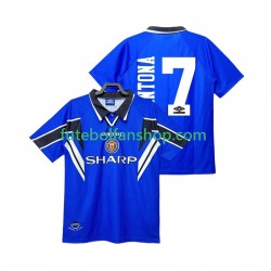 Camisola Alternativa (2ª) Manchester United CANTONA 7 Retro 1996 1998 Manga Curta ,Homem