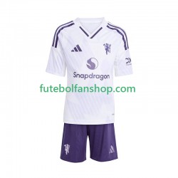 Camisola Alternativo Manchester United Época 2025/2026 Manga Curta ,Criança
