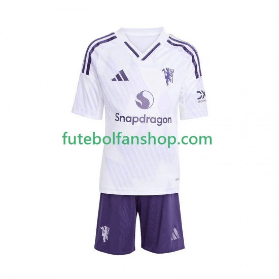 Camisola Alternativo Manchester United Época 2025/2026 Manga Curta ,Criança