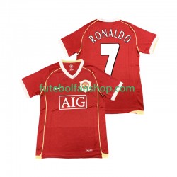 Camisola Principal Manchester United Cristiano Ronaldo 7 Retro 2006 2007 Manga Curta ,Homem