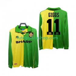 Camisola Alternativo Manchester United GIGGS 11 Retro 1992 1994 Manga Comprida ,Homem