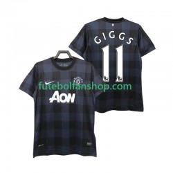Camisola Alternativo Manchester United GIGGS 11 Retro 2013 2014 Manga Curta ,Homem