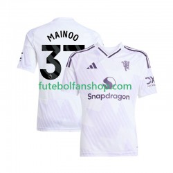 Camisola Alternativo Manchester United Kobbie Mainoo 37 Época 2025/2026 Manga Curta ,Homem
