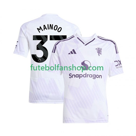 Camisola Alternativo Manchester United Kobbie Mainoo 37 Época 2025/2026 Manga Curta ,Homem