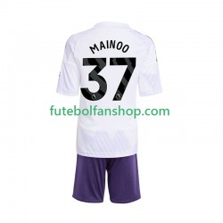 Camisola Alternativo Manchester United Kobbie Mainoo 37 Época 2025/2026 Manga Curta ,Criança