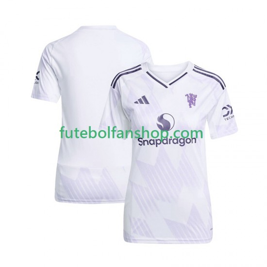 Camisola Alternativo Manchester United Época 2025/2026 Manga Curta ,Senhora