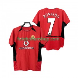 Camisola Principal Manchester United RONALDO 7 Retro 2002 2004 Manga Curta ,Homem