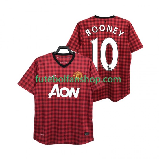 Camisola Principal Manchester United ROONEY 10 Retro 2012 2013 Manga Curta ,Homem Camisola Principal Manchester United ROONEY 10 Retro 2012 2013 Manga Curta ,Homem