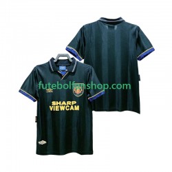 Camisola Alternativo Manchester United Retro 1993 1994 Manga Curta ,Homem