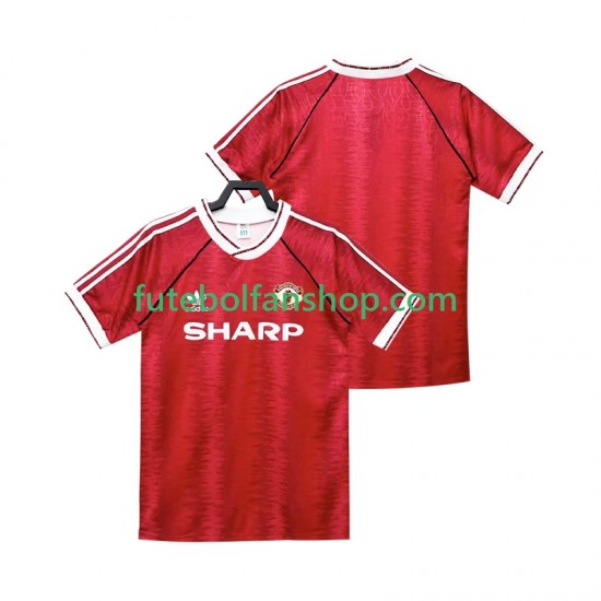 Camisola Principal Manchester United Retro 1990 1992 Manga Curta ,Homem Camisola Principal Manchester United Retro 1990 1992 Manga Curta ,Homem
