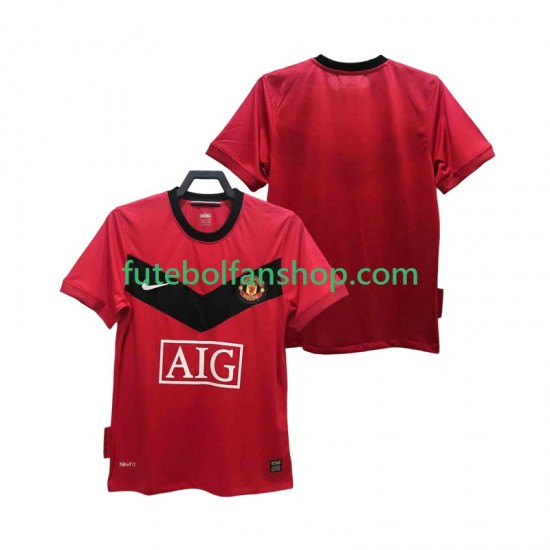 Camisola Principal Manchester United Retro 2009 2010 Manga Curta ,Homem Camisola Principal Manchester United Retro 2009 2010 Manga Curta ,Homem