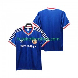 Camisola Alternativa (2ª) Manchester United Retro 1986 1988 Manga Curta ,Homem